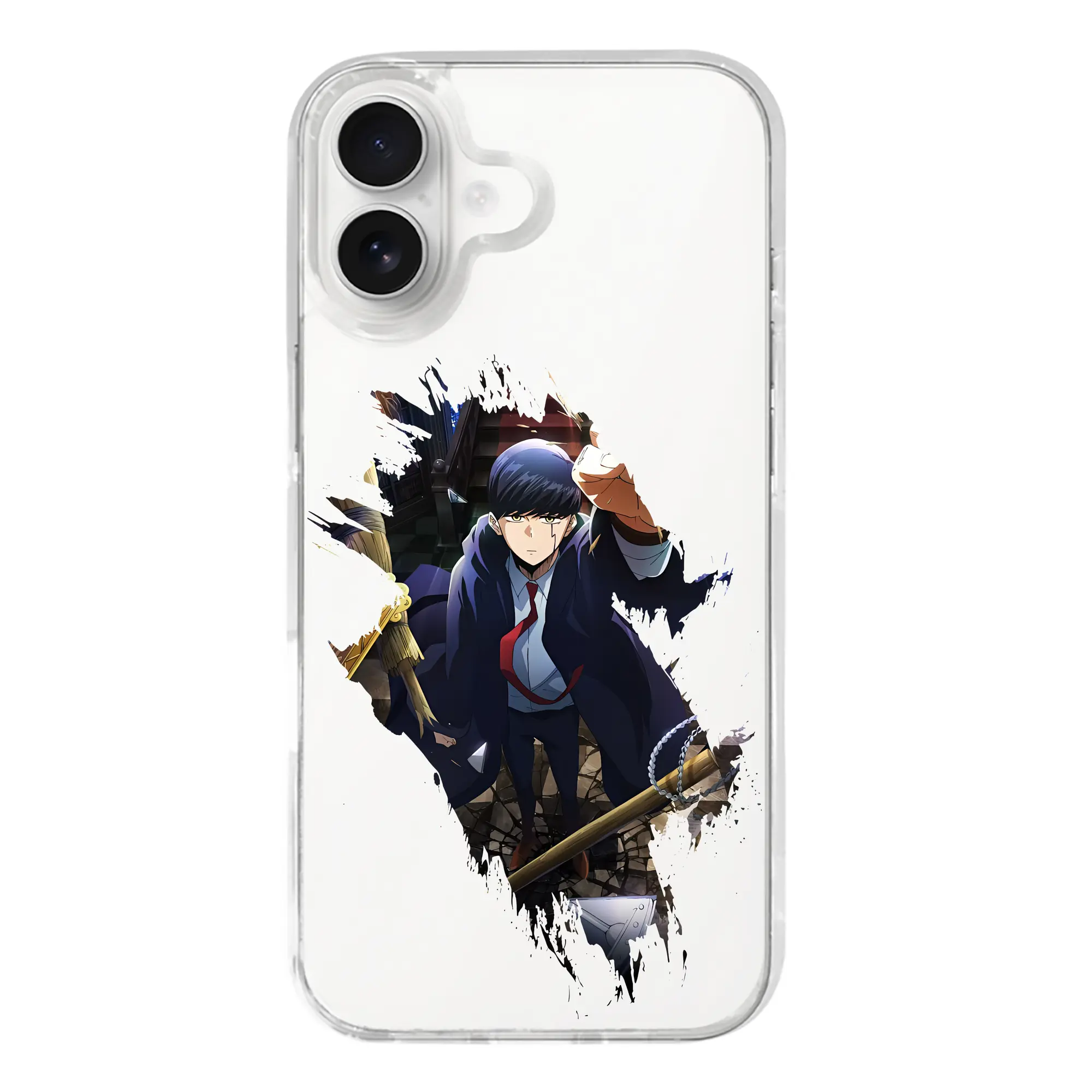 マッシュル グッズ,マッシュ・バーネデッド - iPhone 17シリーズ 透明スマホケース – 薄型・耐衝撃・精密フィット保護カバー